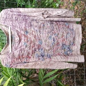 Earth Tone Burnout Ladies Tee Sz.XXXL